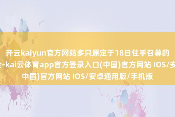 开云kaiyun官方网站多只原定于18日住手召募的热点主题指数基金-kai云体育app官方登录入口(中国)官方网站 IOS/安卓通用版/手机版