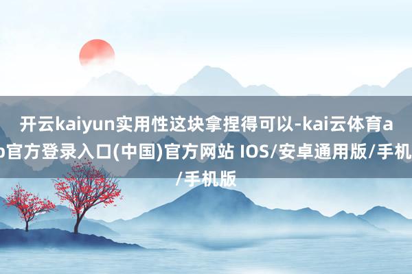 开云kaiyun实用性这块拿捏得可以-kai云体育app官方登录入口(中国)官方网站 IOS/安卓通用版/手机版