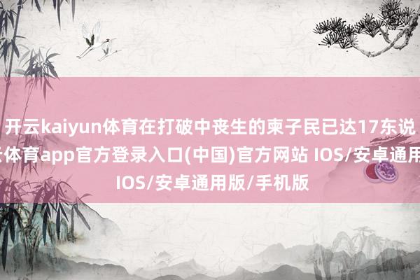 开云kaiyun体育在打破中丧生的柬子民已达17东说念主-kai云体育app官方登录入口(中国)官方网站 IOS/安卓通用版/手机版