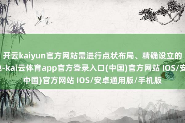 开云kaiyun官方网站需进行点状布局、精确设立的各样配套模样用地-kai云体育app官方登录入口(中国)官方网站 IOS/安卓通用版/手机版